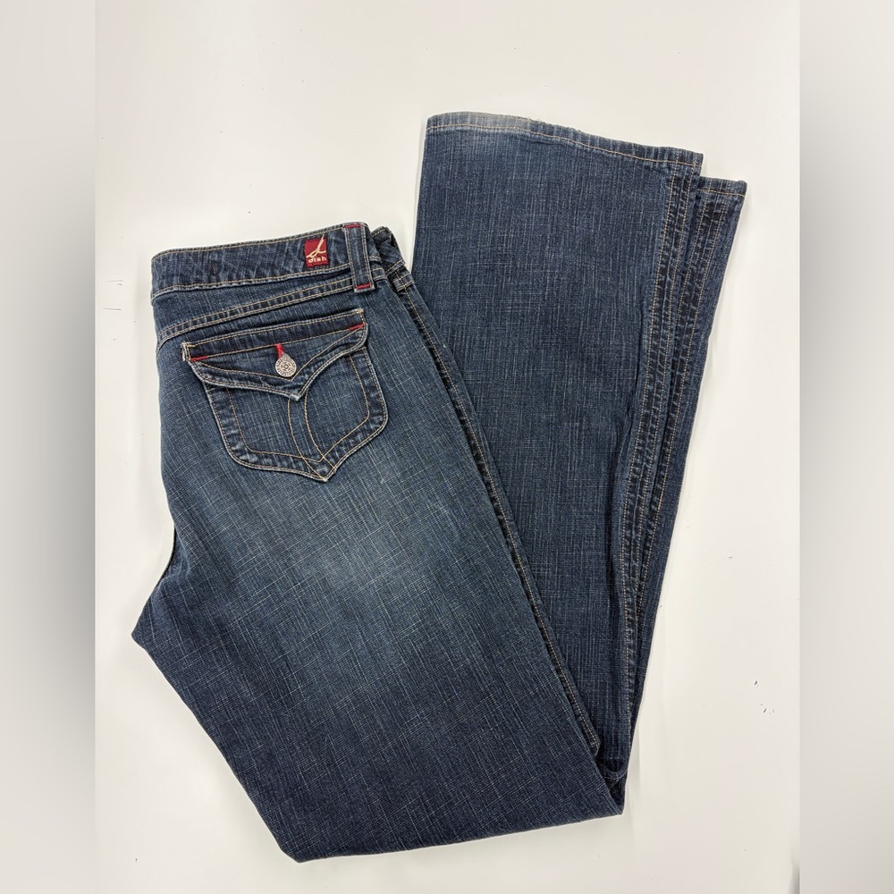 Vintage Y2K Dish Flare Jeans Sz 33 Low Rise